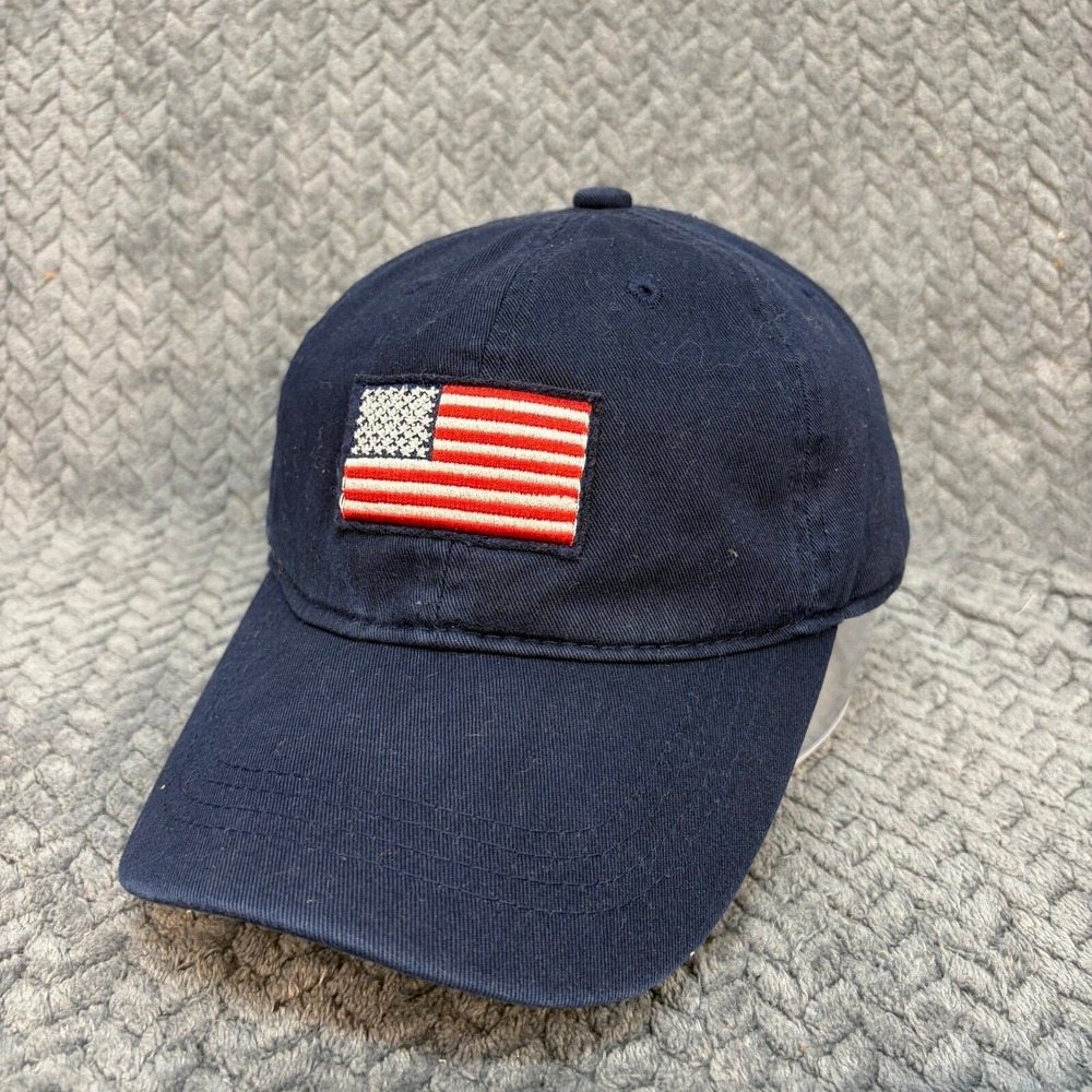 Old Navy American Flag‎ Navy Blue Baseball Cap Adjustable Dad Hat Cotton 0930